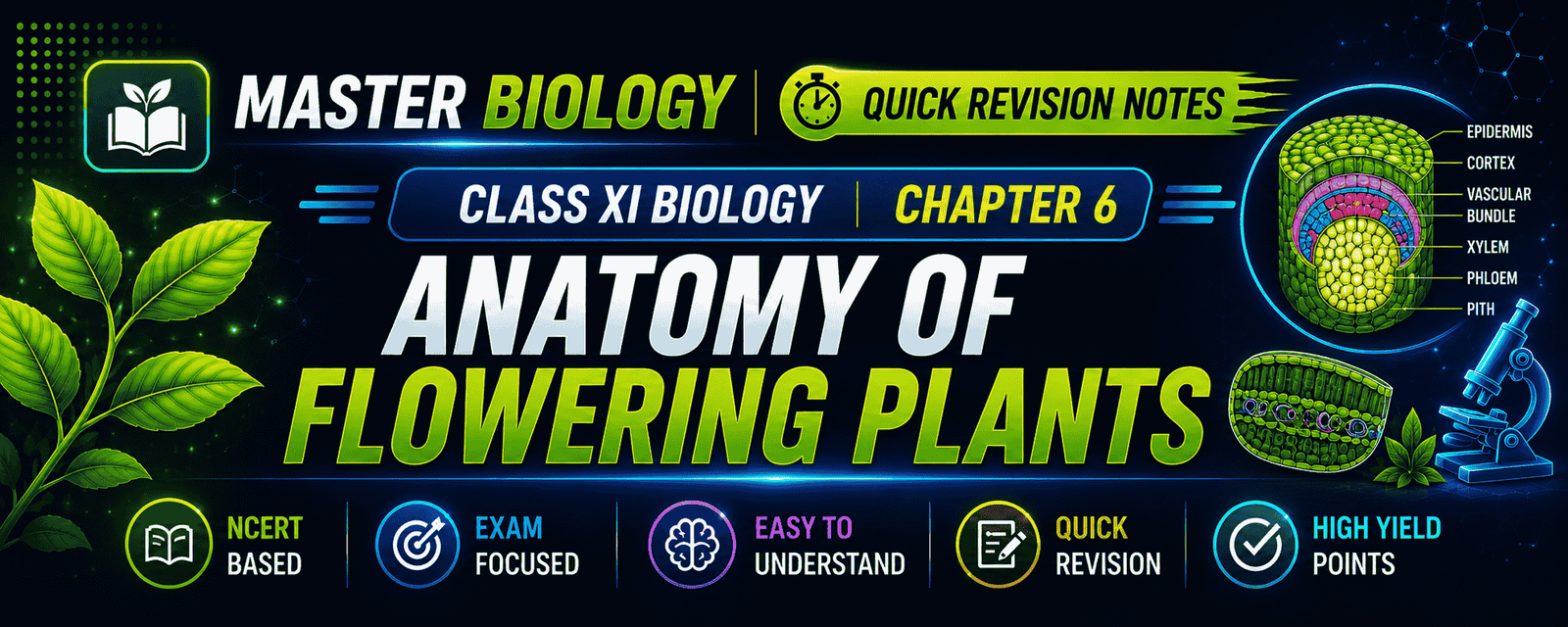 Anatomy of Flowering Plants