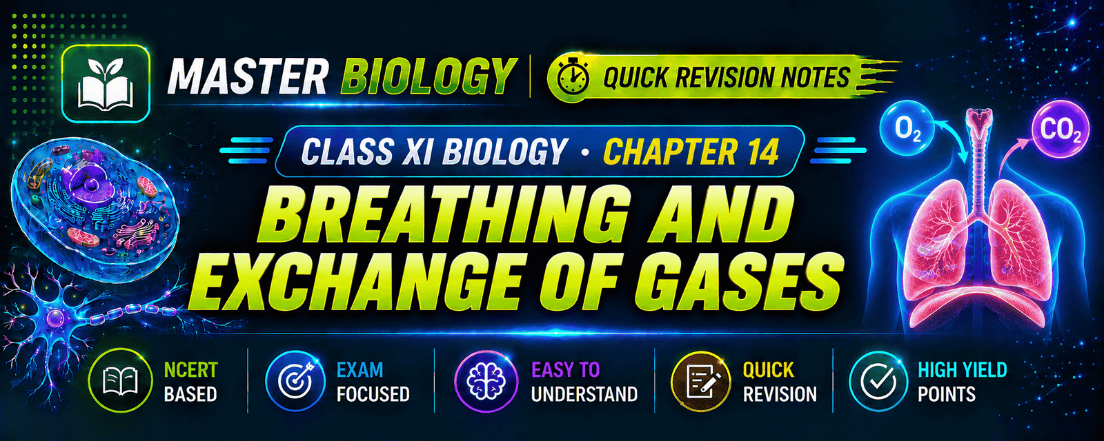 Breathing and Exchange of Gases