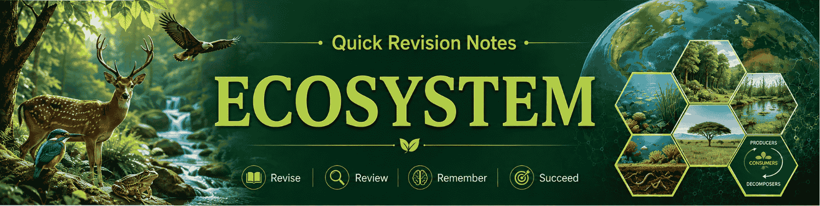 Ecosystem quick revision notes