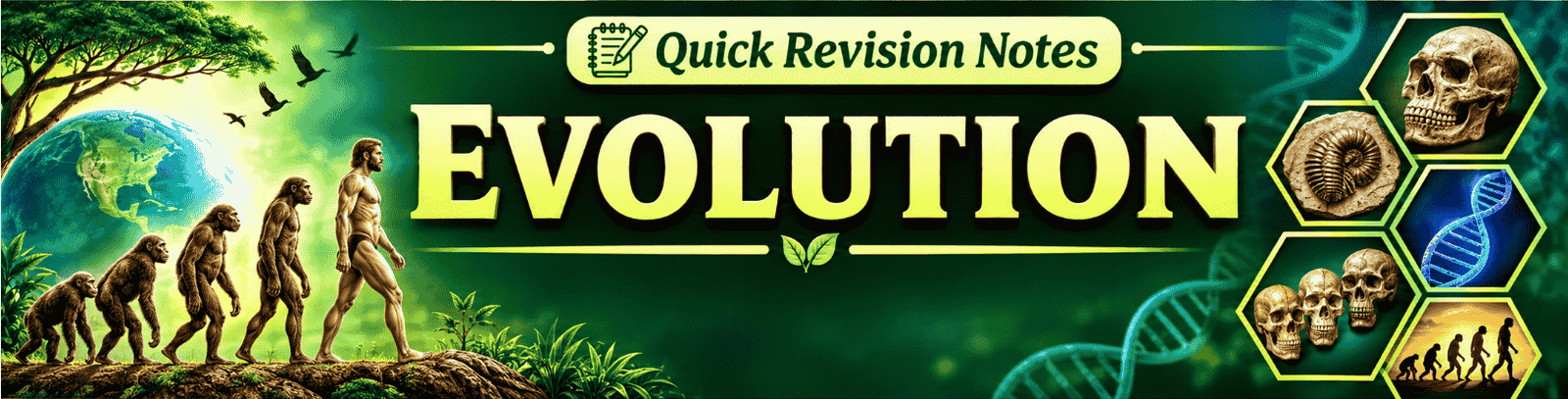 Evolution quick revision notes
