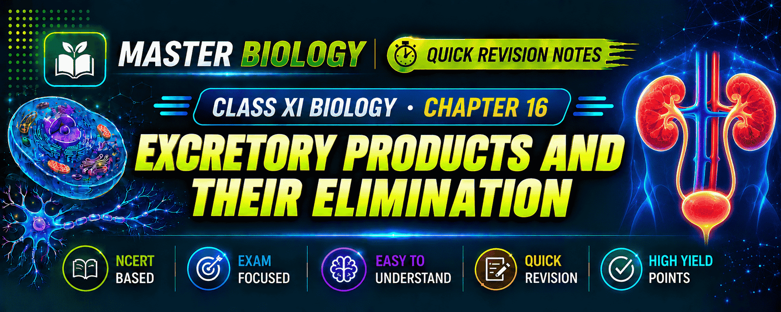Excretory Products and their Elimination