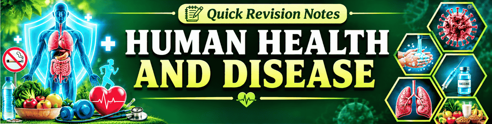 Human Health and Disease quick revision notes